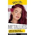 got2b Metallics Permanent Hair Dye, Dark Ruby M68, Hair Color for Women & Men, Formulated with Metallic-Shine Booster for Cool, Shimmering Tones Beauty & Personal Care Got2B