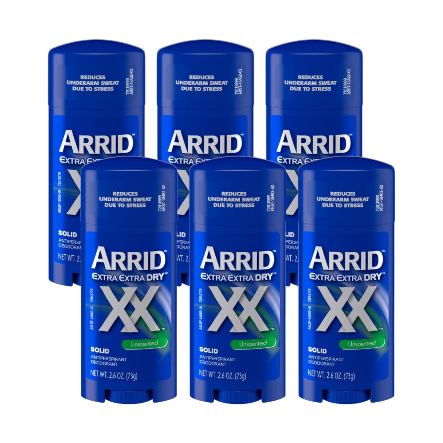 Arrid XX Antiperspirant/Deodorant Solid, Unscented, 2.6-Ounce Sticks (Pack of 6) Beauty and Personal Care Arrid