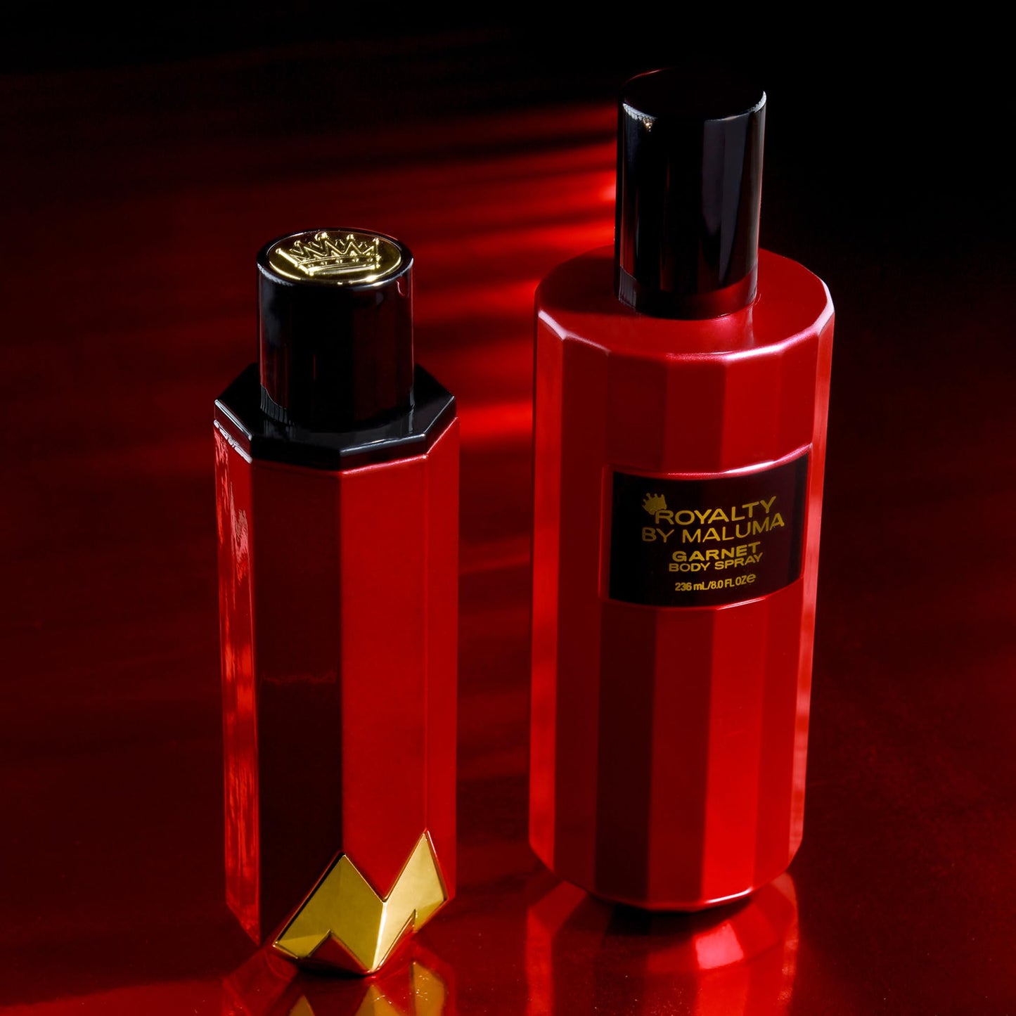 Royalty by Maluma Garnet Gift Set, 2 pcs - Long-Lasting Fougere Woody Perfume for Men - Bold and Vibrant Body Spray for Men - Long-lasting Top Notes Beauty & Personal Care Royalty By Maluma