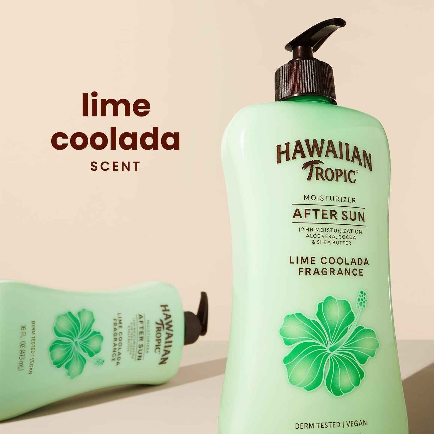 Hawaiian Tropic Lime Coolada After Sun Lotion | After Sun Care, Skin Care, Daily Moisturizing Lotion with Aloe, Cocoa Butter & Shea Butter, 16 Fl Oz Beauty & Personal Care Hawaiian Tropic