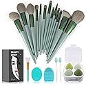 Koccido Makeup Brushes 22 Pcs Makeup Kit,Foundation Brush Eyeshadow Brush Make up Brushes Set (Green, 22 Piece Set Large) Beauty & Personal Care Koccido