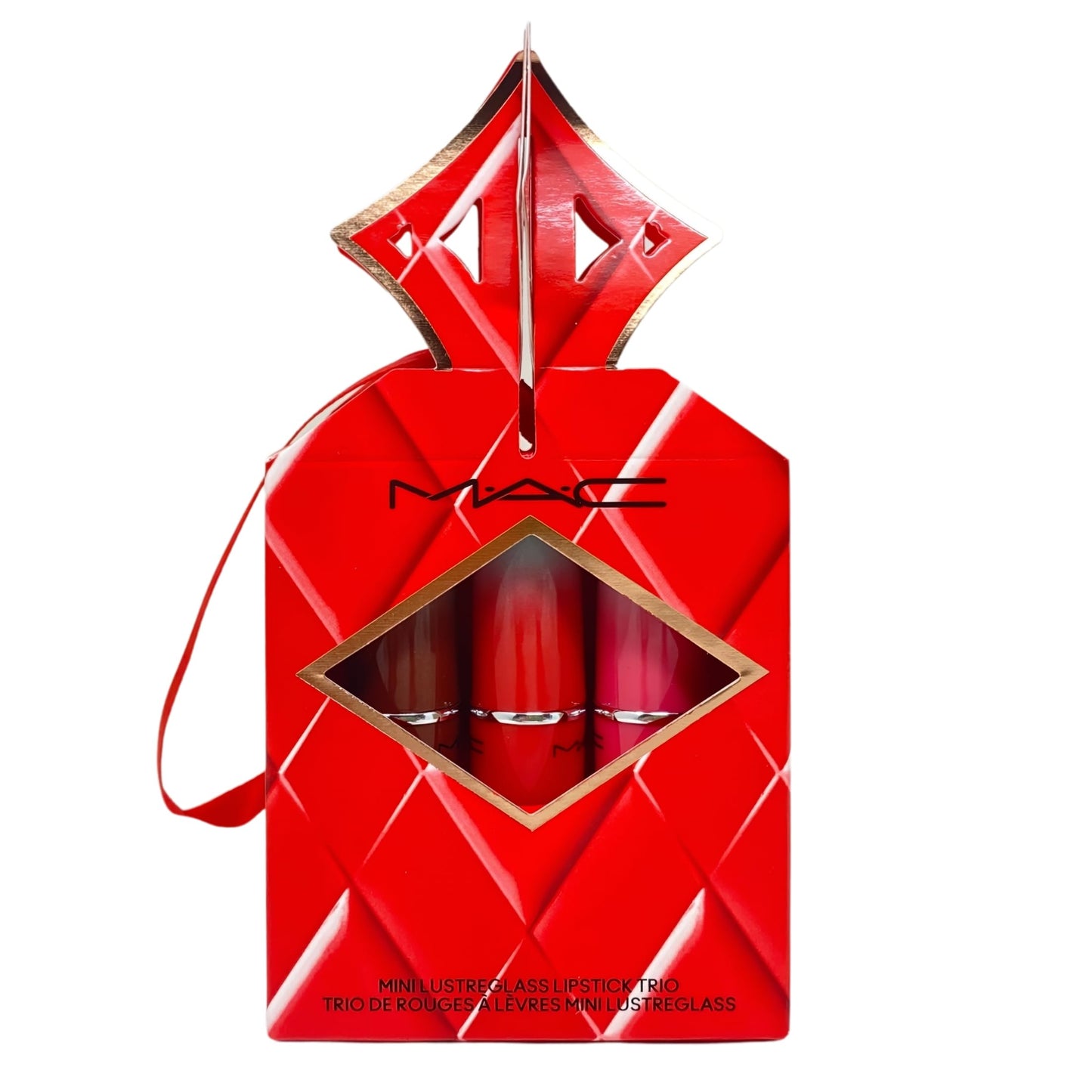 MAC M·A·C Cosmetics Holiday Exclusive Wildest Gleams Mini Lustreglass Lipstick Trio: Brights - Posh Pit, No Photos and TNTeaser Beauty & Personal Care MAC