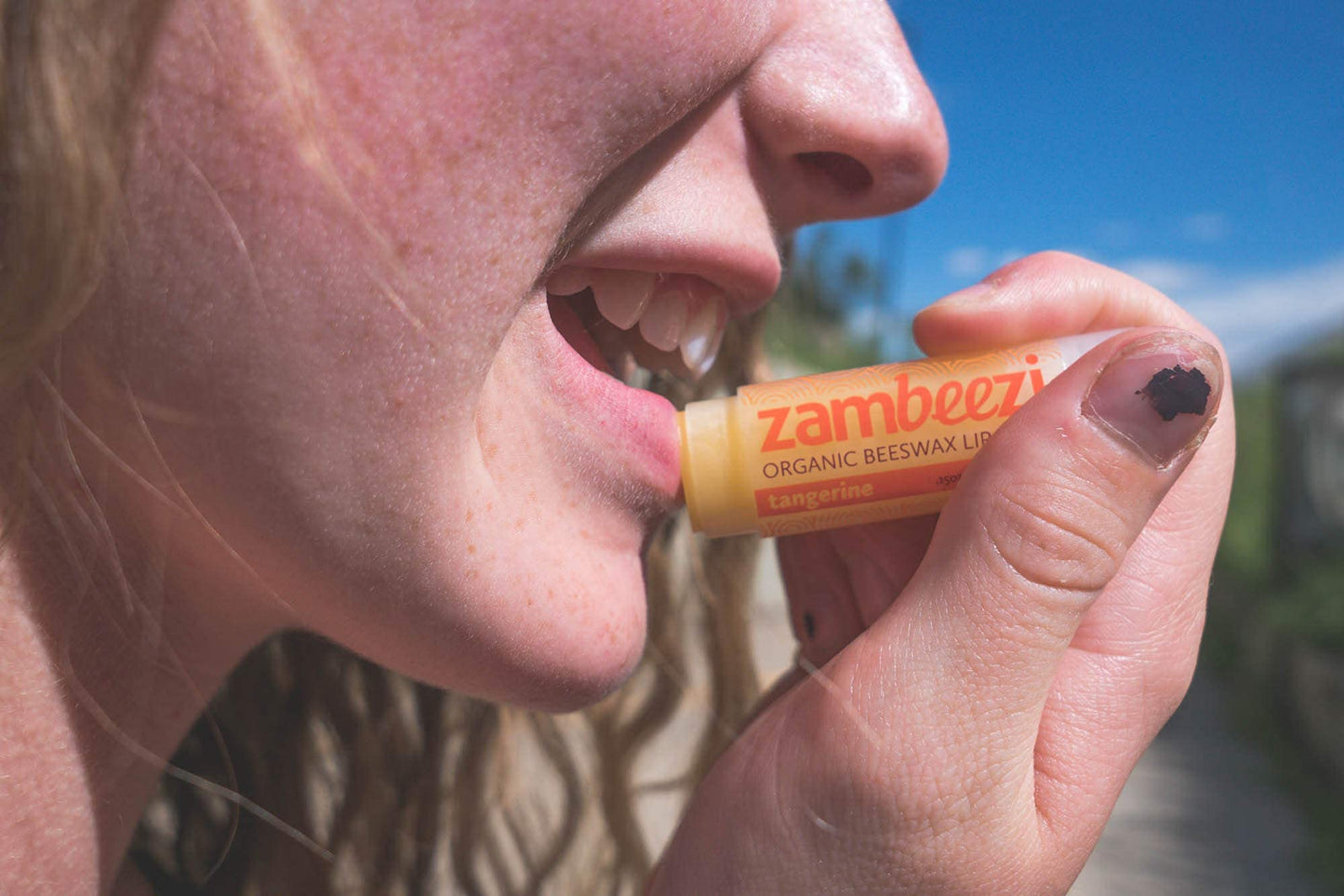 Case of Beeswax Lip Balm by ZAMBEEZI - Tangerine 24-Tube Carton - Crafted with USDA Organic, Fair Trade, Lip Refreshing Ingredients from Zambia Beauty and Personal Care Zambeezi
