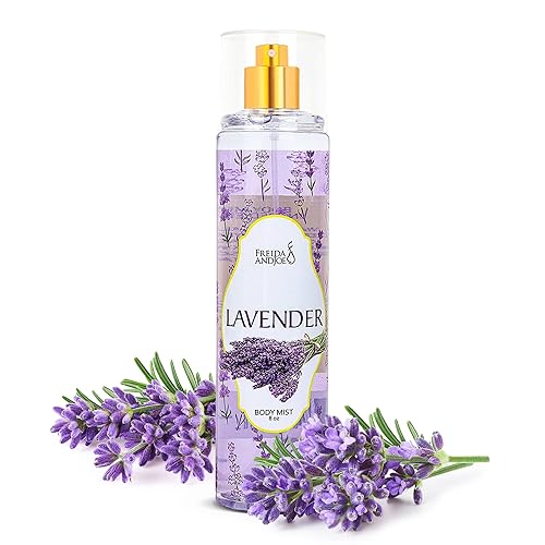 Lavender Luxury Body Spray For Women, Womens Perfume Fragrance Body Mist & Sprays, Women's Woodsy Scented Gifts & Presents, 8 oz Fine Mist Spray Beauty & Personal Care Freida and Joe