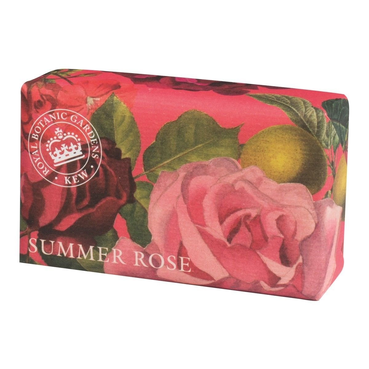 The English Soap Company Royal Botanical Gardens Kew Wrapped Soap Bar, Summer Rose Scent 240g Beauty & Personal Care The English Soap Company