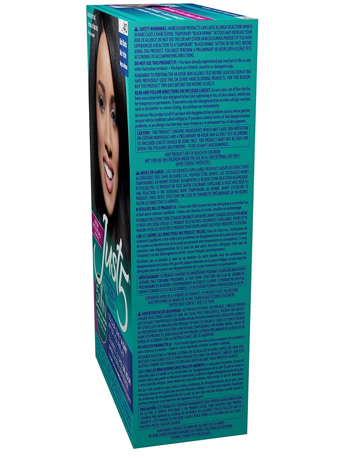 Just 5 Color Rich Black J-40 (6 Pack) Beauty & Personal Care Just 5