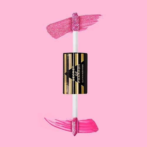 EBIN NEW YORK Secret of Pharaoh Glitter Duo Stick Cleopatra’s Kiss | Dual-Ended Primer & Glitter Face Makeup Stick | Creamy Long-Lasting Shimmer Beauty & Personal Care EBIN NEW YORK