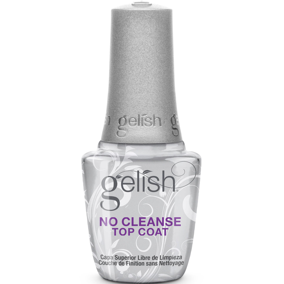 Gelish No-Cleanse No Wipe UV/LED Gel Nail Polish Top Coat Sealer, 15mL
