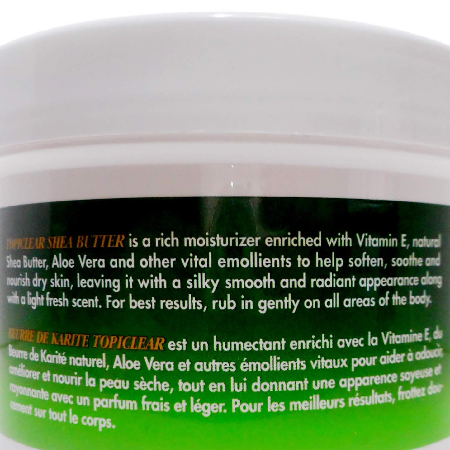 Topiclear Shea Butter Creme with Vitamin E & Aloe Vera 18 oz Beauty & Personal Care Topiclear