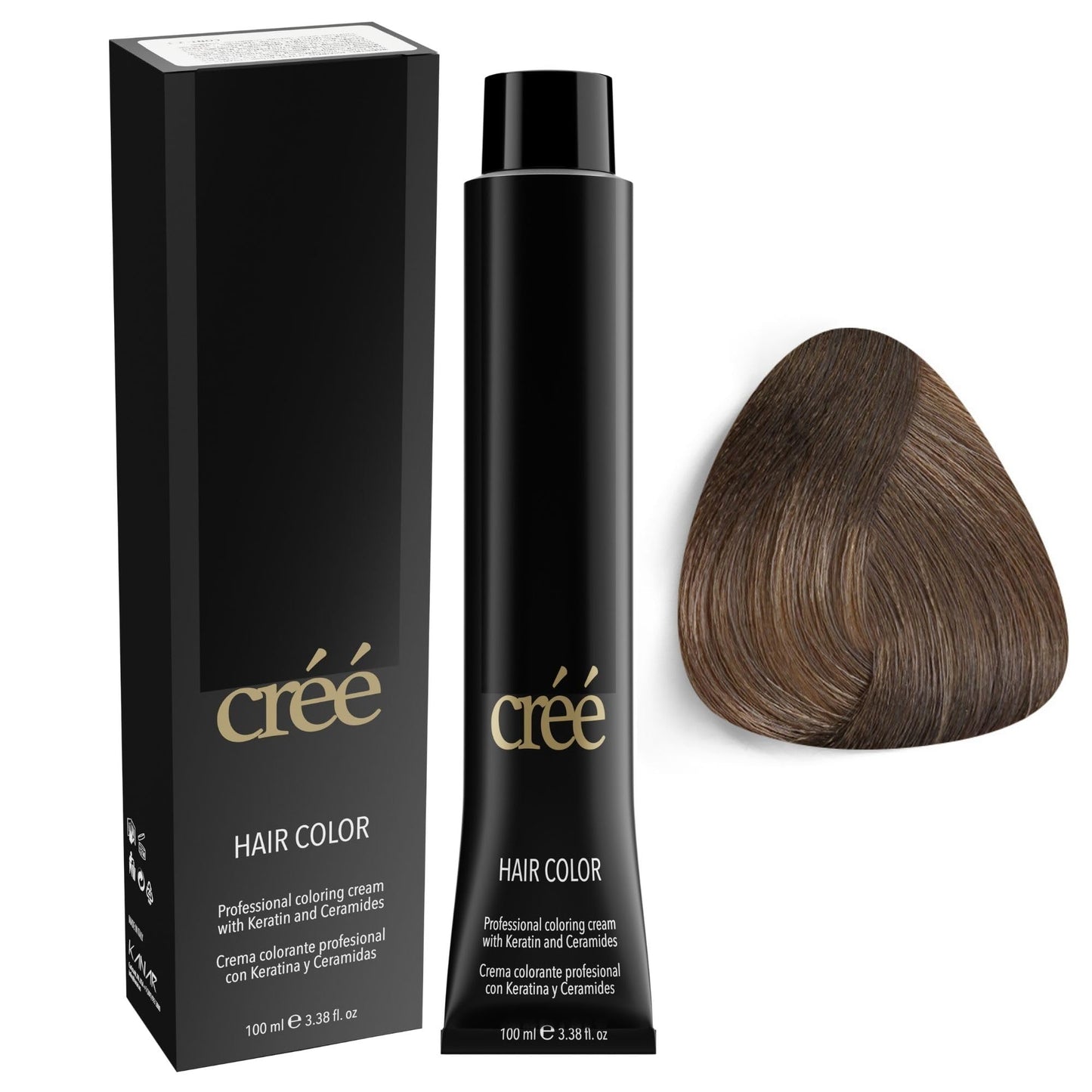 Cree Professional 7.1 - Ash Blond Permanent Hair Color - Long Lasting, Rich Vibrant - Gray Coverage 100ml - 3.4 fl.oz. Beauty & Personal Care Créé