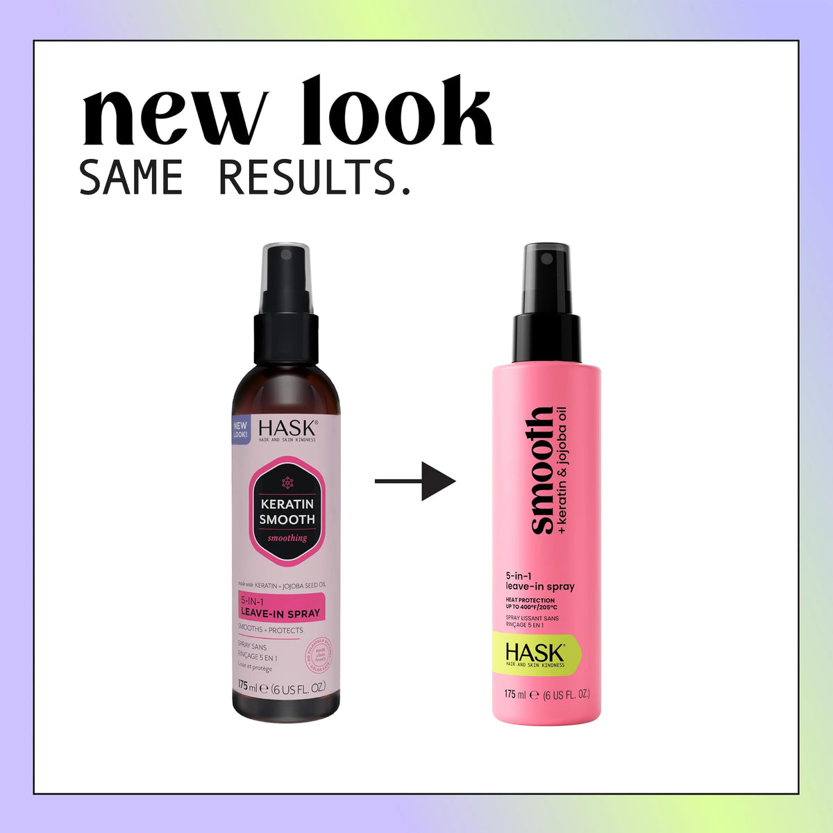 HASK Smooth Keratin 5-in-1 Leave-In Spray, 6 oz