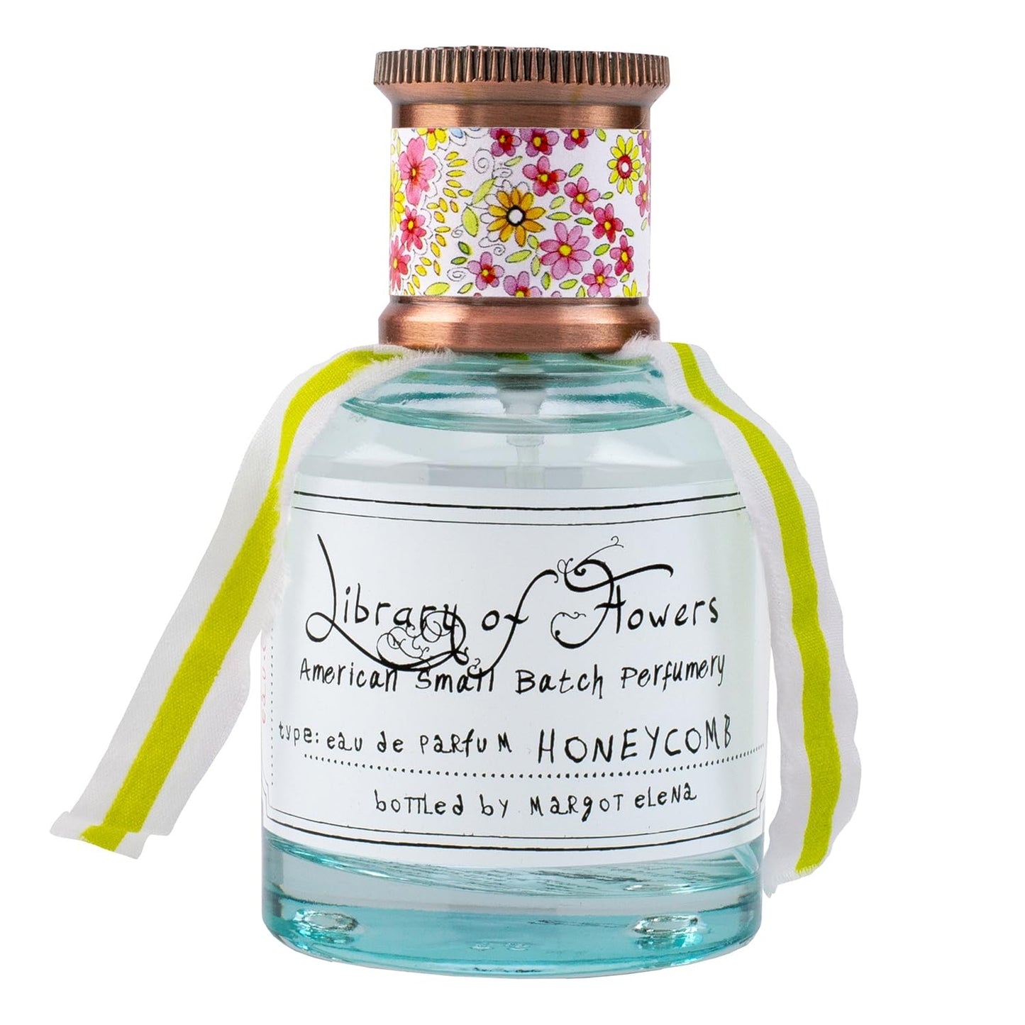 Library of Flowers Honeycomb Eau de Parfum, 1.69 Fl. Oz., Sugared Fig, Ambrosia Honey & Royal Bee Blossom Scented Women's Perfume, Luxury Fragrance Beauty & Personal Care Library of Flowers