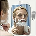 NKJVE Shatterproof Shower Mirror fogless for Shaving Mirror (Larger,11"x8") Small Wall Hanging Camp Vanity Mirror,Unbreakable Makeup Travel Camping Beauty & Personal Care NKJVE