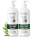 EDENIKA BOTANICALS Tea Tree Oil Shampoo and Conditioner Set, Deep Cleansing for Buildup & Oily Scalp, Soothes Itchy Scalp & Refreshes Hair, Sulfate Beauty & Personal Care EDENIKA BOTANICALS