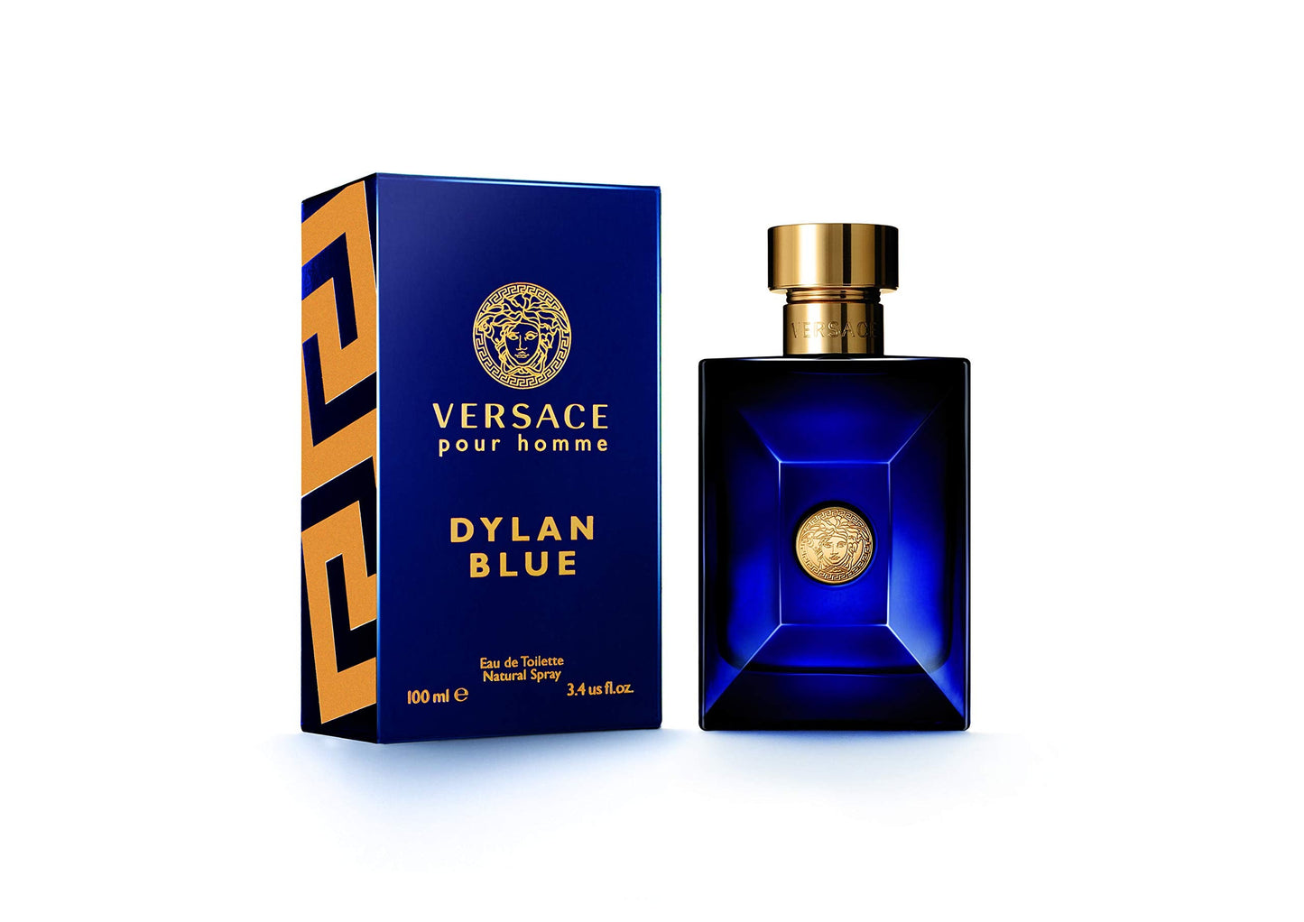 Versace Pour Homme Dylan Blue for Men 3.4 oz Eau de Toilette Spray Beauty and Personal Care Versace