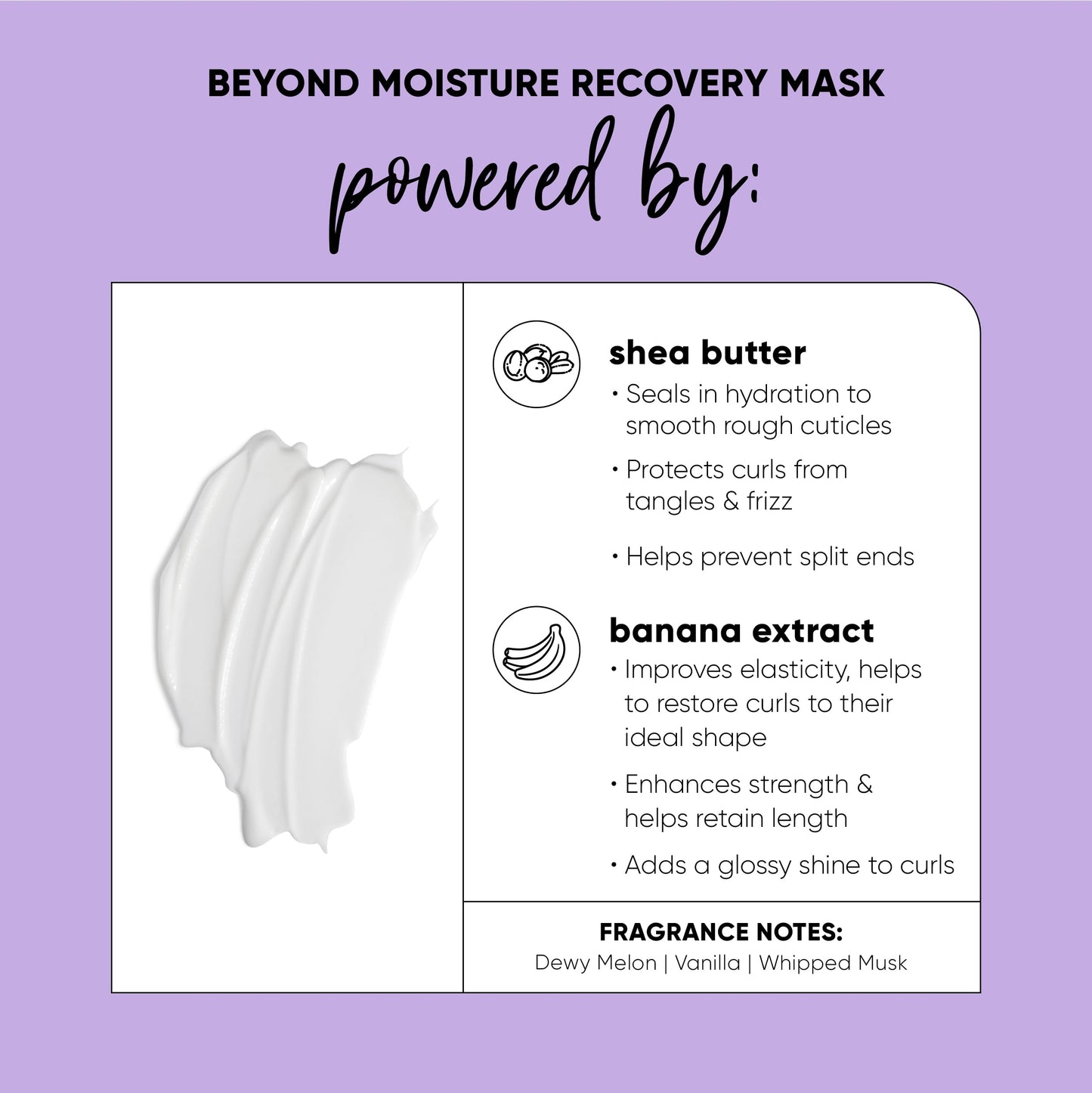 HASK Beyond Moisture Recovery Mask with Shea Butter & Banana Extract for Wavy, Curly, Coily & Kinky Hair, Softens, Moisturizes, Prevents Damage Beauty & Personal Care HASK