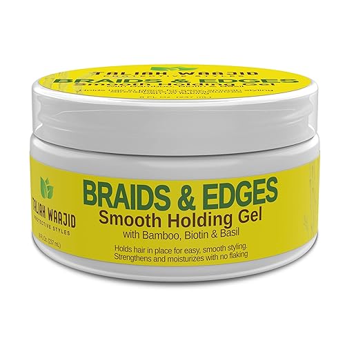 Taliah Waajid Protective Styles Braids & Edges Smooth Holding Gel | Extreme Hold, Smooths & Tames Frizz | No Flaking or Drying 8oz Beauty & Personal Care Taliah Waajid black earth products
