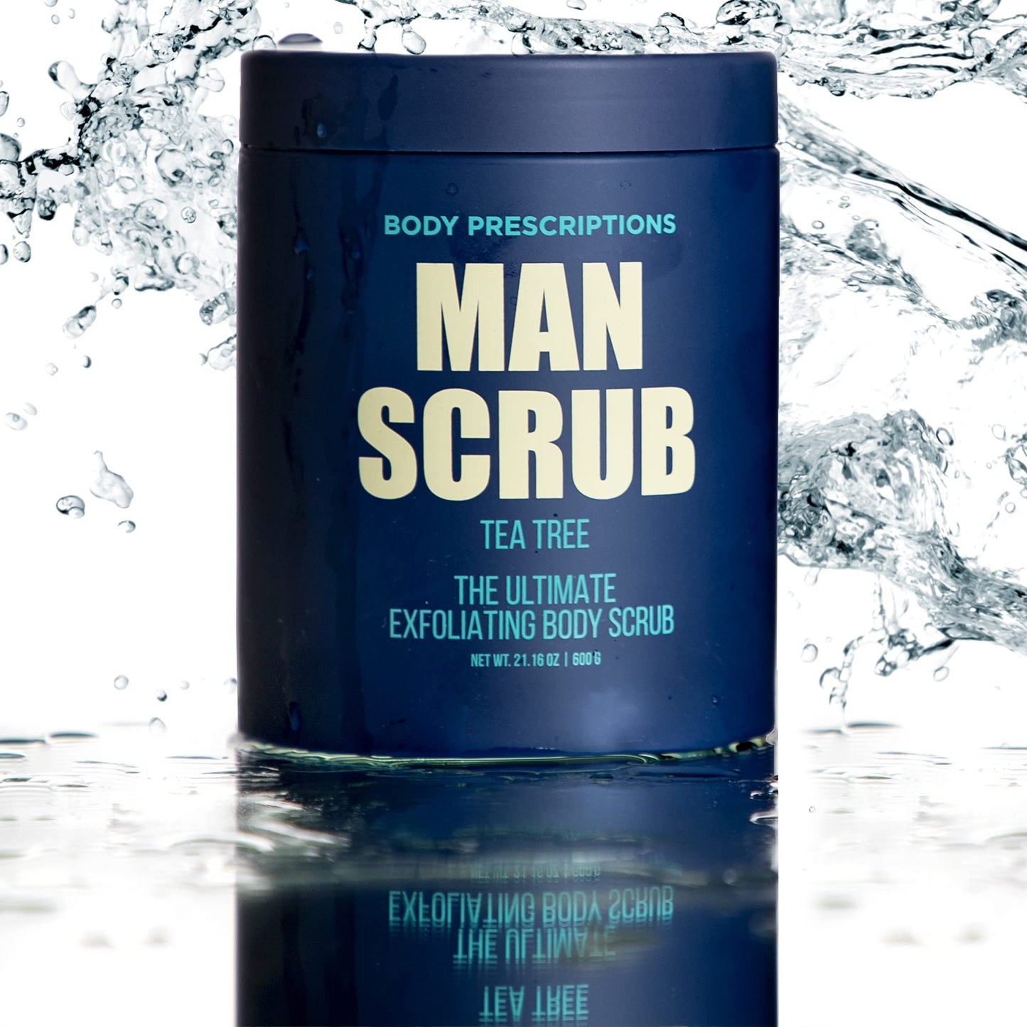 Body Prescriptions Men’s Exfoliating Body Scrub - Ultimate Skin Cleansing Wash in Jar with Twist-Top Lid, For All Skin Types, 21 Ounce (Pack of 1) Beauty & Personal Care Body Prescriptions