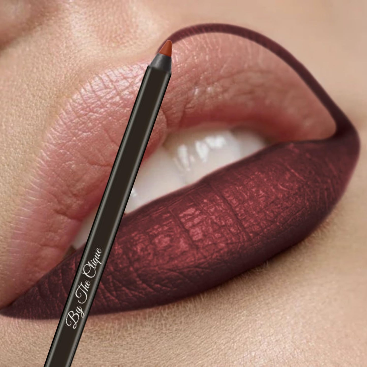 By The Clique Premium Long Lasting Matte Lip Liner Pencil | Merlot | Deep Wine Beauty & Personal Care By The Clique