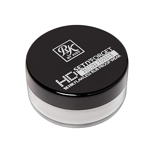 Ruby Kisses Loose Setting Powder 0.4oz, Weightless, Smooths, Mattifying Finish and Shine Control, Pure Silica Mineral Powder (Translucent) Beauty & Personal Care Ruby Kisses