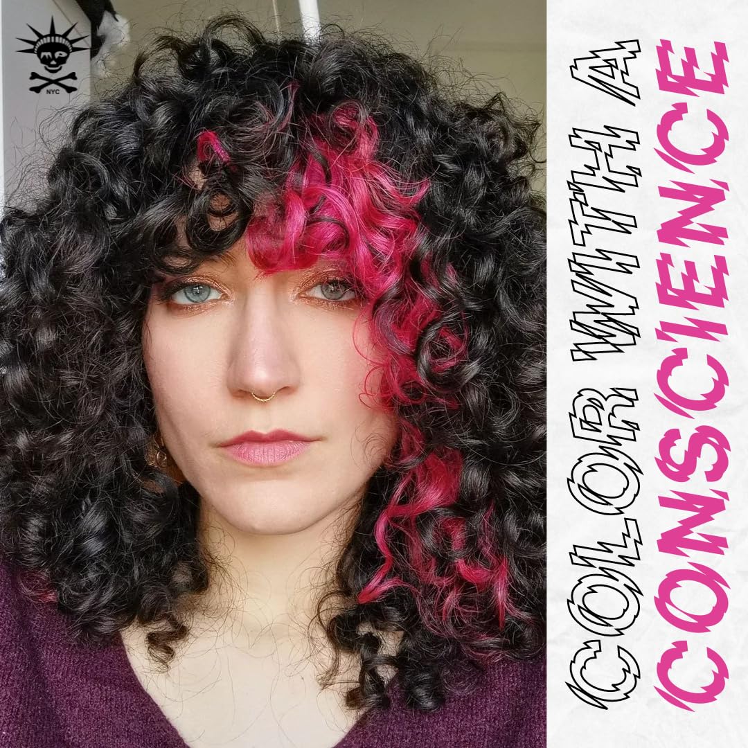 MANIC PANIC Classic Hot Hot Pink Semi Permanent Hair Color - Neon Pink Hair Dye for Women & Men That Lasts 4-6 Weeks - Vegan, Ammonia & Cruelty-Free Beauty & Personal Care MANIC PANIC