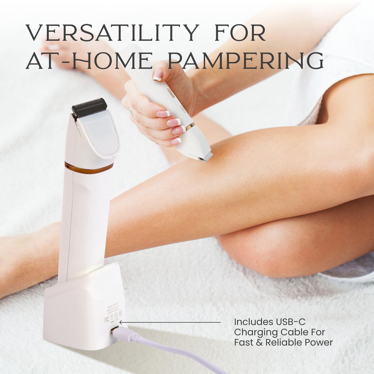 Bella Ciao Bikini Trimmer for Women, 10 Piece Electric Razor and Body Hair Trimmer Set with Ceramic Blade, Pubic Hair Trimmer, Nose and Ear Hair Beauty and Personal Care Bella Ciao
