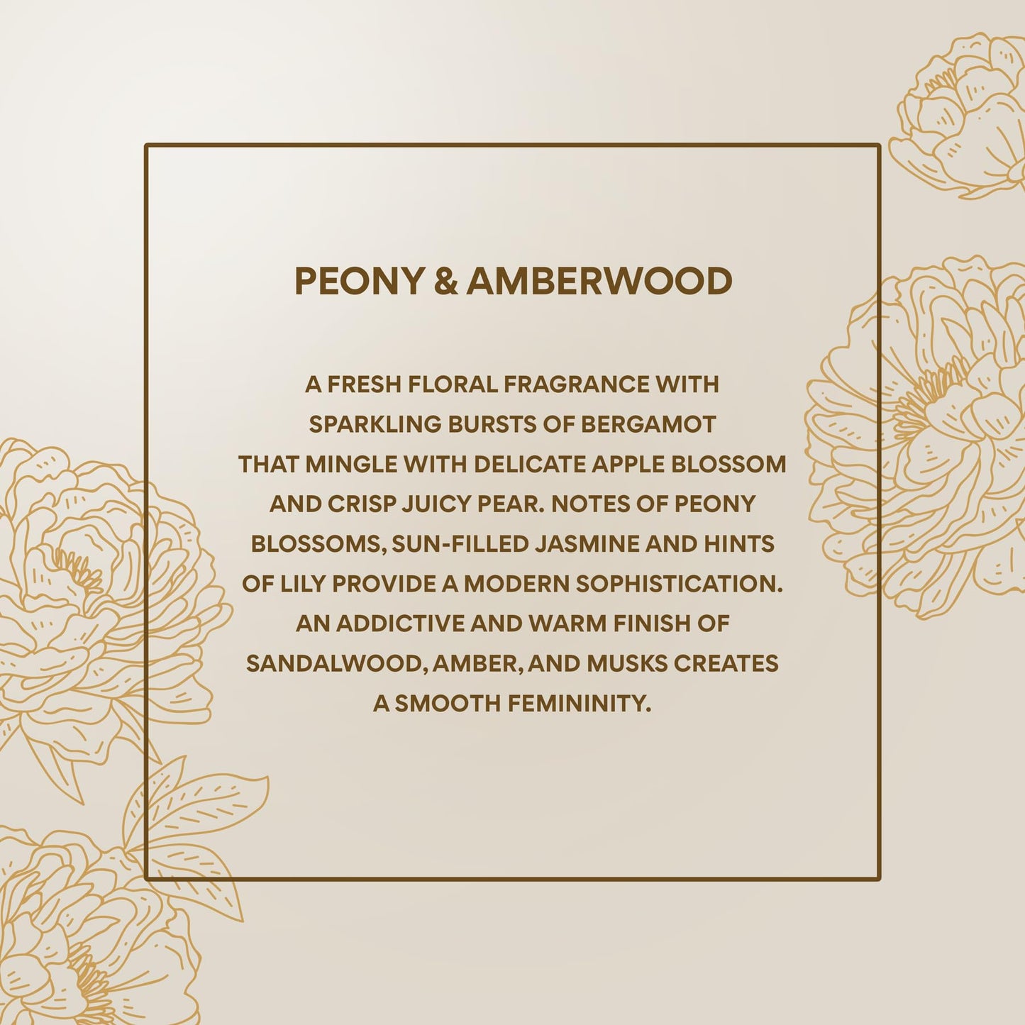 Jones New York Peony & Amberwood Eau de Parfum 3.4 fl oz / 100mL Beauty & Personal Care Jones New York
