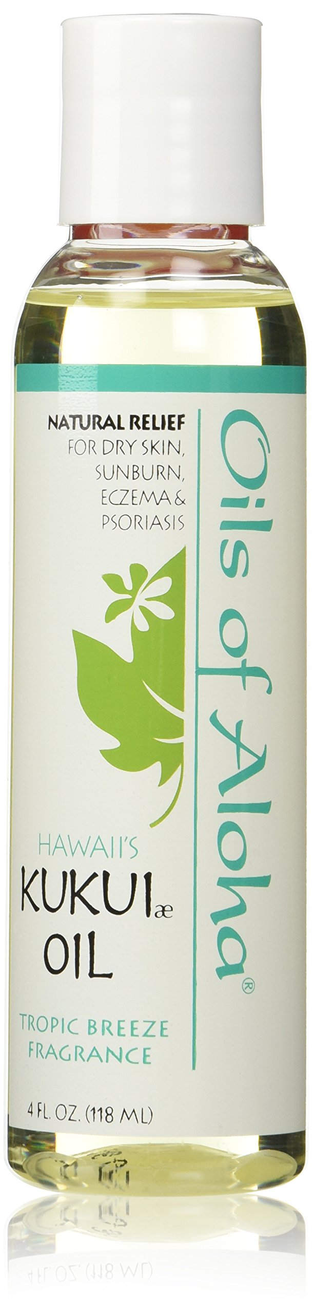 Oils of Aloha - Hawaii Kukui Nut Oil with Tropic Breeze Fragrance, 4 oz Beauty & Personal Care Oils of Aloha