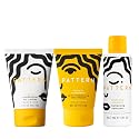 PATTERN Wash & Condition Travel Kit, Shampoo and Conditioner Set, 3 Mini Travel-Size Items, 3 oz Each Beauty & Personal Care PATTERN
