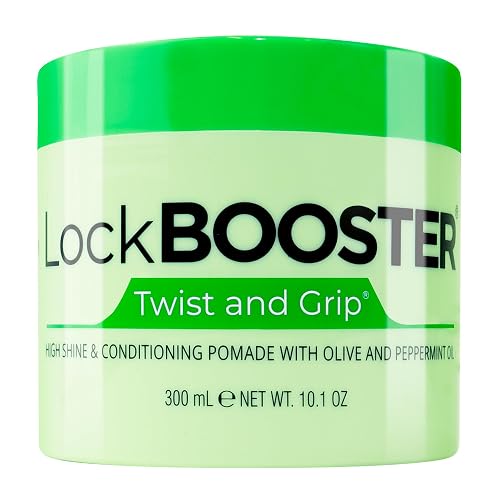 Style Factor Lock BOOSTER Twist & Grip Braid Gel (10.1 Oz.) with Olive and Peppermint Oil - Strong Hold, Flake-Free, Frizz-Free Hair Braiding Gel Beauty & Personal Care Style Factor