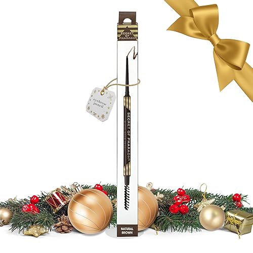 EBIN NEW YORK Micro Brow Pencil Natural Brown - Fine Tip Brow Pencil with Smooth Application & Built-In Blending Brush Beauty & Personal Care EBIN NEW YORK