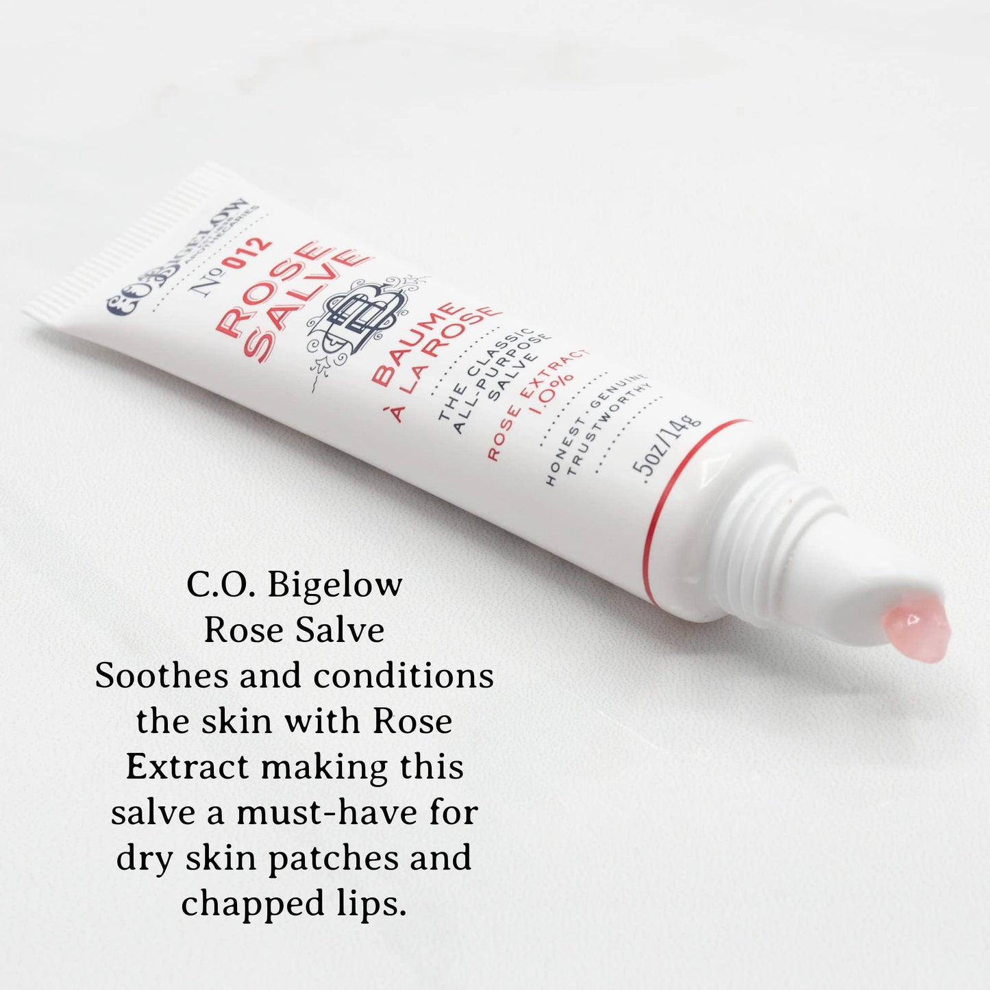 C.O. Bigelow Rose Salve Tubes, Pack of 3 Lip Balm Tubes, All Purpose Salve for Lips, Cuticles, Hands & Dry Skin, Lip Balm Set, 0.5 oz Beauty & Personal Care C. O. Bigelow