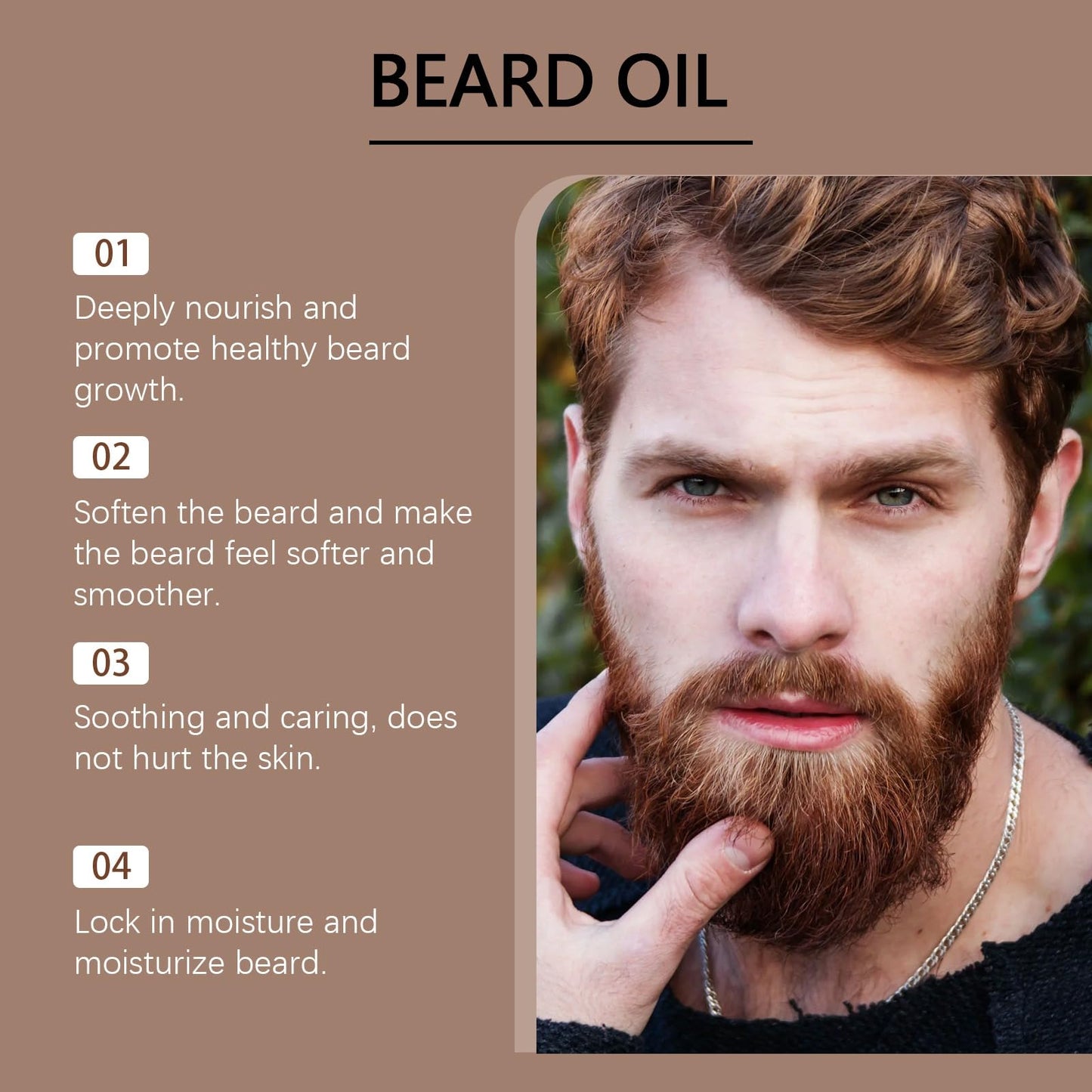 Unscented Beard Oil for Men Nourishing & Strengthening Formula with Jojoba & Argan Oil-Softens, Non-Greasy, Reduces Itch, Fights Frizz, 1 fl oz,2 Pack Beauty and Personal Care Fwind
