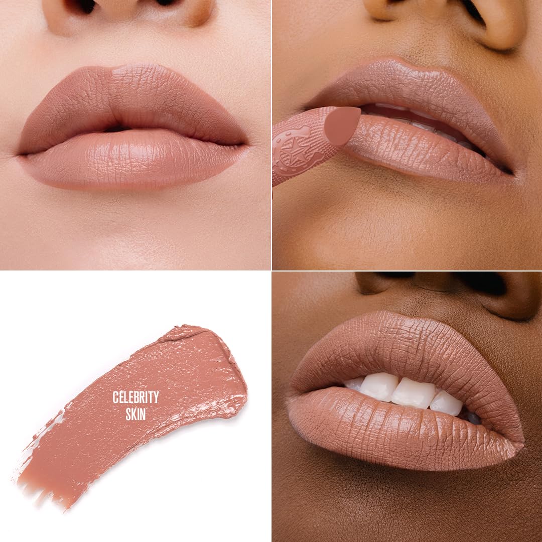 Jeffree Star Cosmetics Shiny Trap Lipstick, 13 Shades Collection, Creamy Formula, High Shine Finish, Nourishing with Pomegranate & Jojoba Oil, 0.11 oz Beauty & Personal Care Jeffree Star