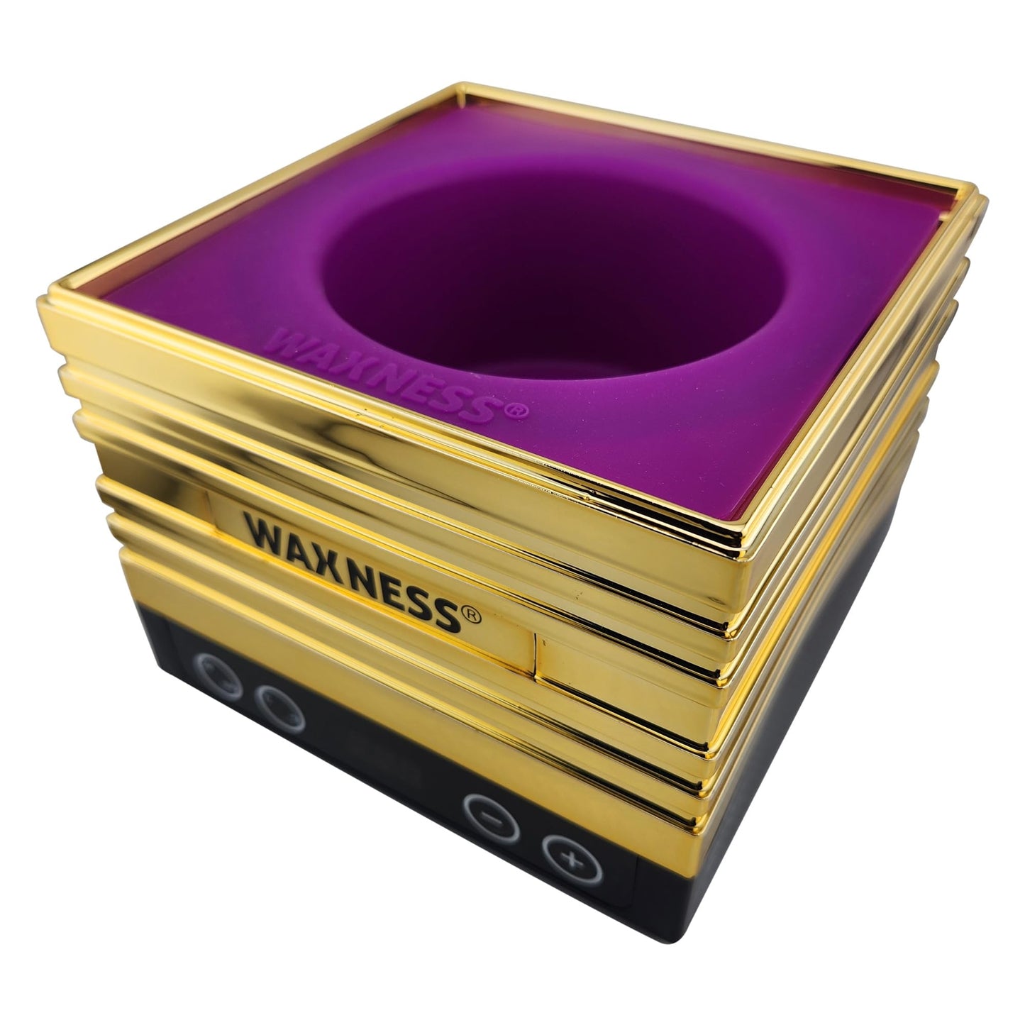 Waxness W-CUBE Digital Professional Wax Heater - Gold, 1 lb Capacity, Digital Temperature Control with Memory, 100W, for Professional Use Beauty and Personal Care Waxness
