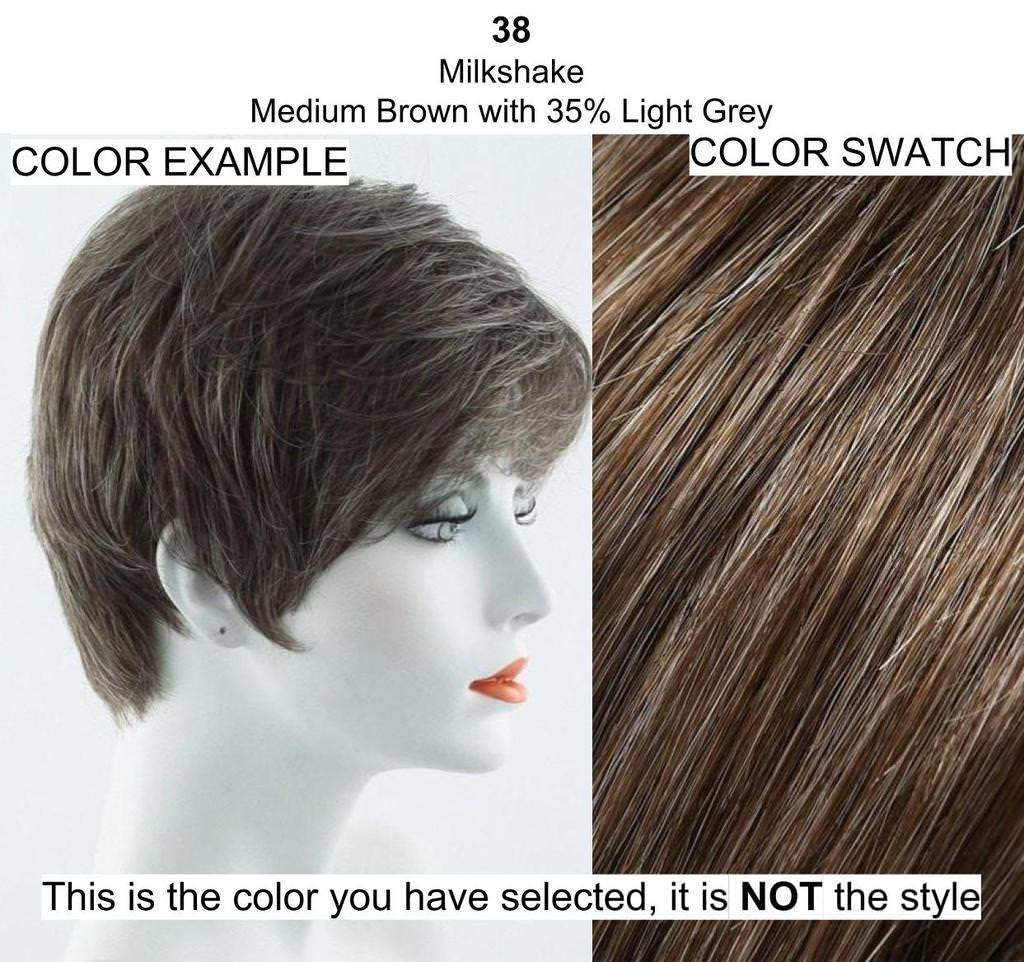 Fun Bun Hair Wrap Color 38 Milkshake - Easihair Hairpieces Elastic Band 4" Length UpDo Ponytail Accent Synthetic Fiber Curly Wavy Locks 676a Bundle