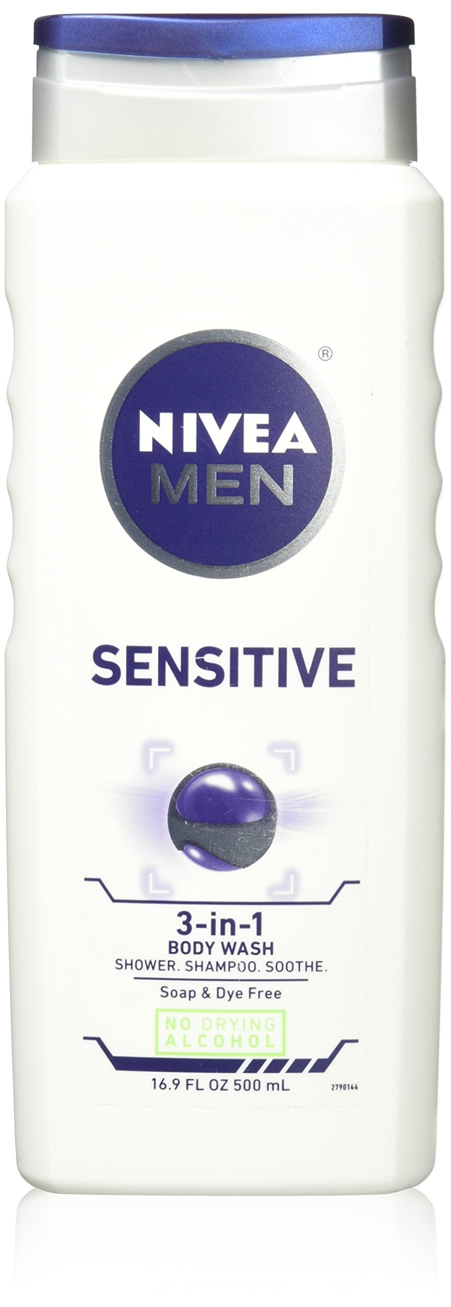 Nivea For Men Body Wash - Sensitive - 16.9 oz - 2 pk Beauty & Personal Care NIVEA MEN
