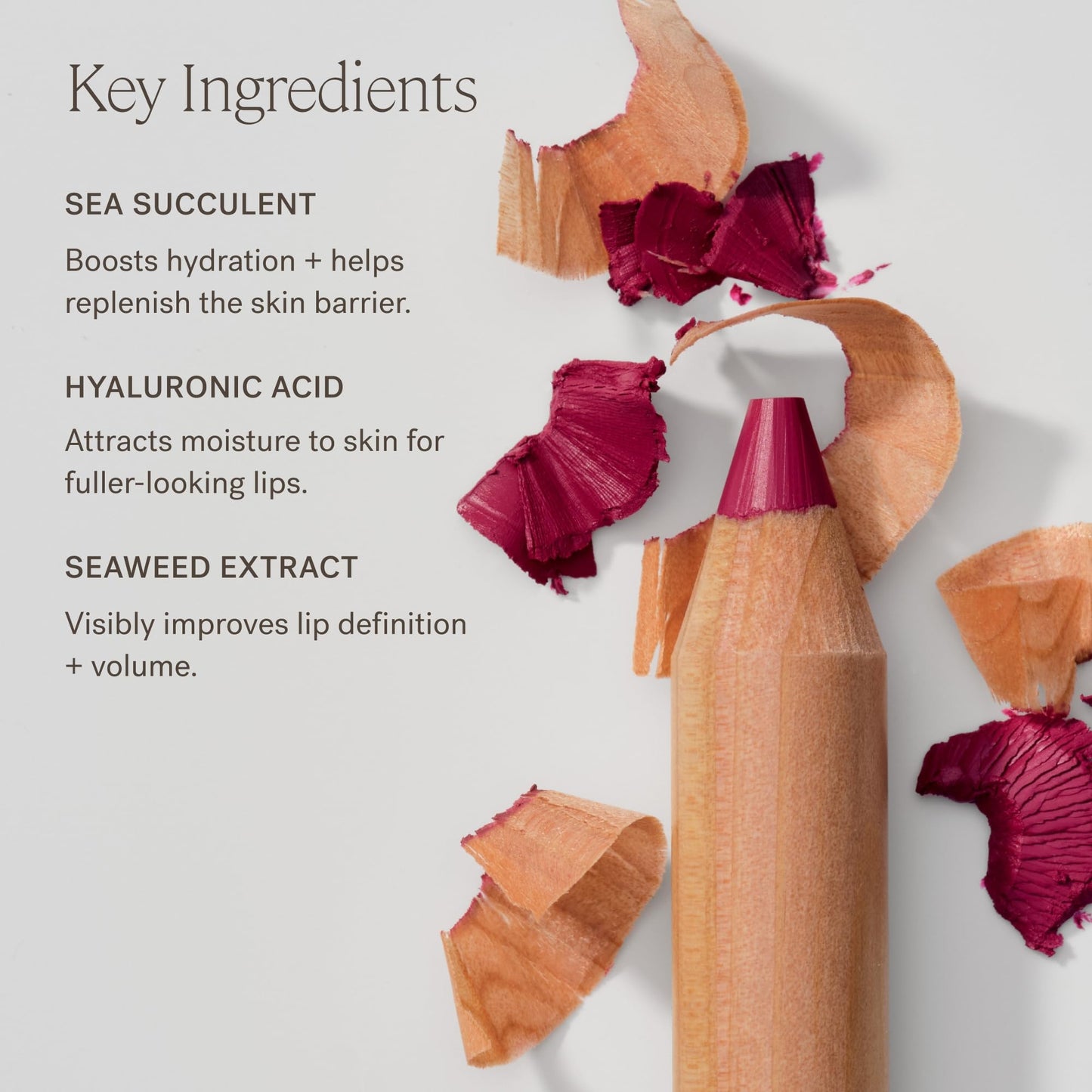ILIA - Lip Sketch Hydrating Crayon | Hydrate, Plump, Smooth, Strengthen | Long Lasting up to 12-Hours, Bleed-Resistant, Soft-Matte | Barrier-Building, Beauty & Personal Care ILIA