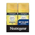 Neutrogena Sunscreen Lotion Beach Defense SPF 70, Face and Body Sunscreen, Hawaii Reef Act 104 Compliant, Octinoxate & Oxybenzone Free, Oil Free, Fast Beauty & Personal Care Neutrogena