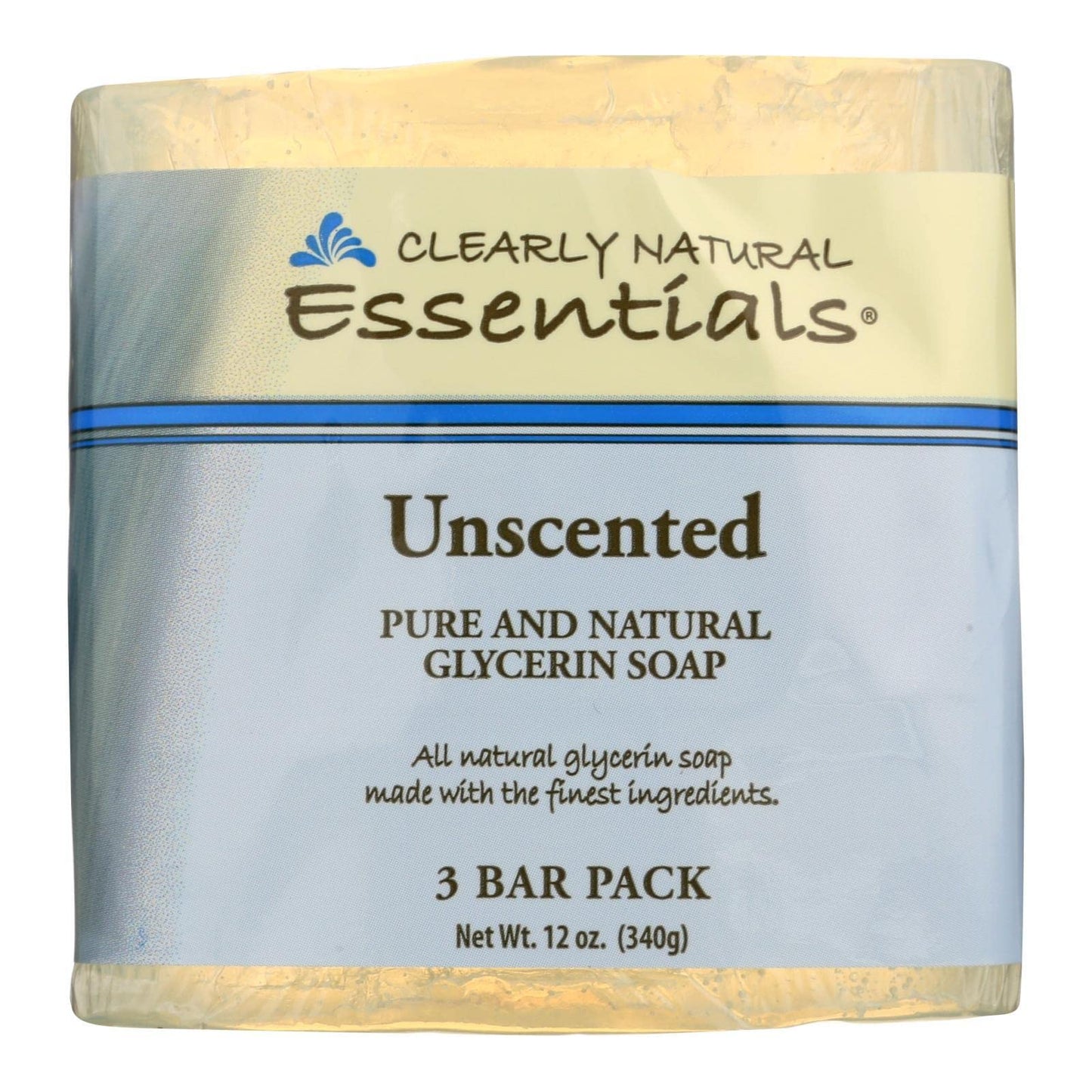 Clearly Natural Bar Soap Glyc Unsctd 3Pk 3/4 Oz6 Beauty & Personal Care Clearly Natural