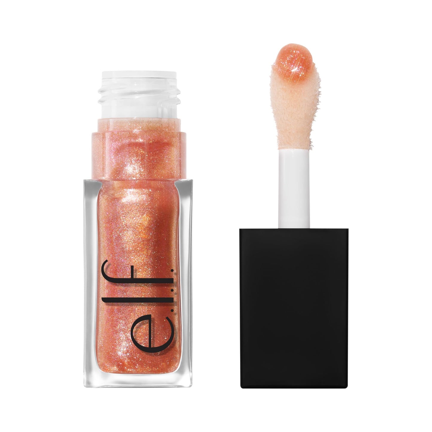 e.l.f. Glow Reviver Plumping Lip Oil, Tinted Lip Plumper For A High-Shine, Plump Finish, Infused With Jojoba Oil, Vegan , Apricot Beauty & Personal Care e.l.f.