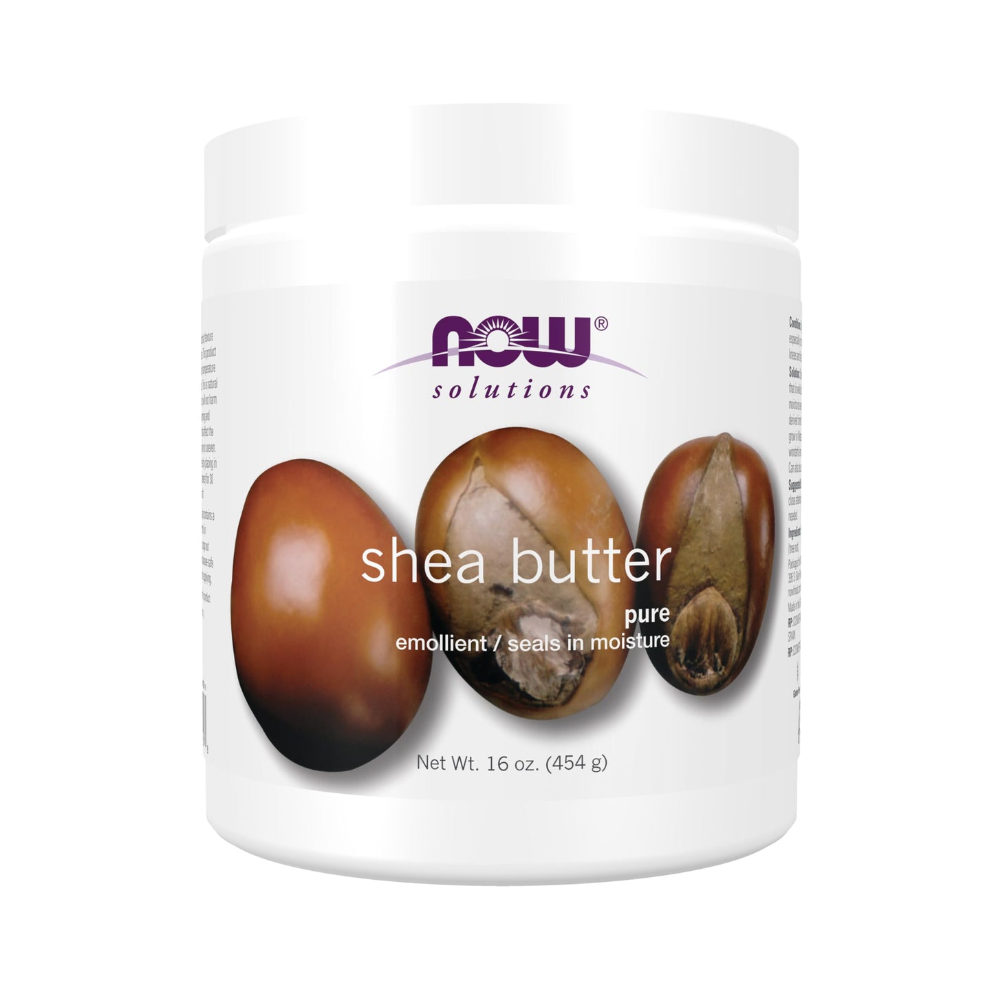 NOW Foods Solutions, Shea Butter, Skin Emollient, Seals in Moisture for Dry Rough Skin, 16-Ounce Beauty & Personal Care NOW Foods