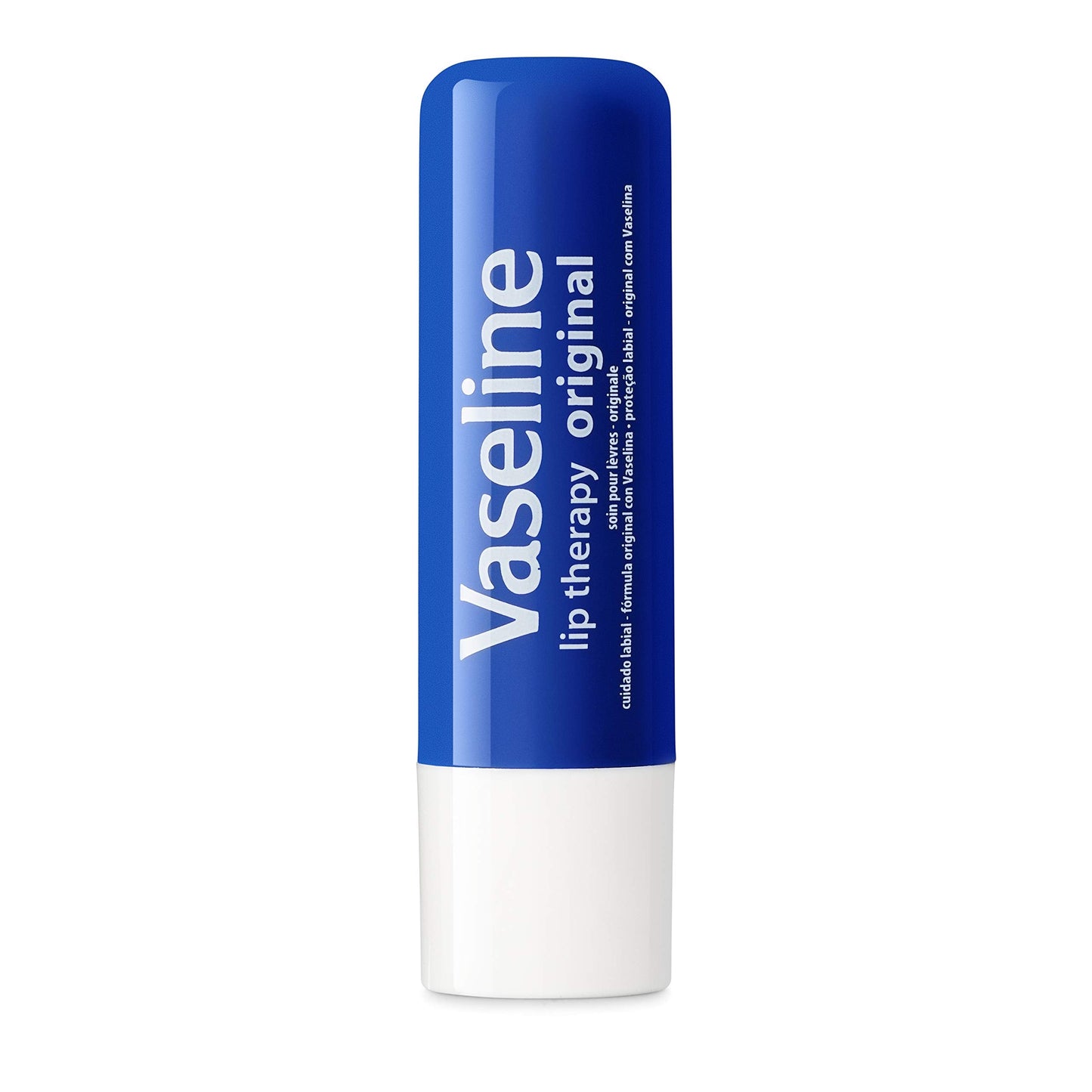 Vaseline Lip Therapy Care Original, Fast-Acting Nourishment, Ideal for Chapped, Dry, Cracked, or Damaged Lips, Lip Balm, 0.16 Ounce (Pack of 4) Beauty & Personal Care Vaseline