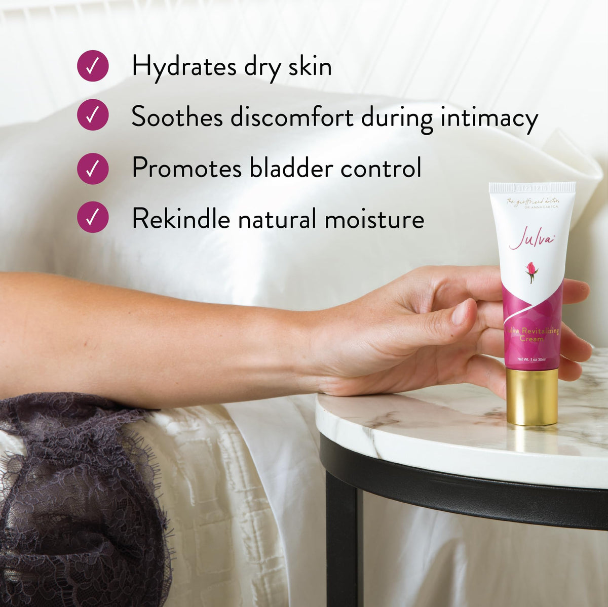Julva Vulva Cream - Feminine Moisturizer for Women, 60 Day Supply