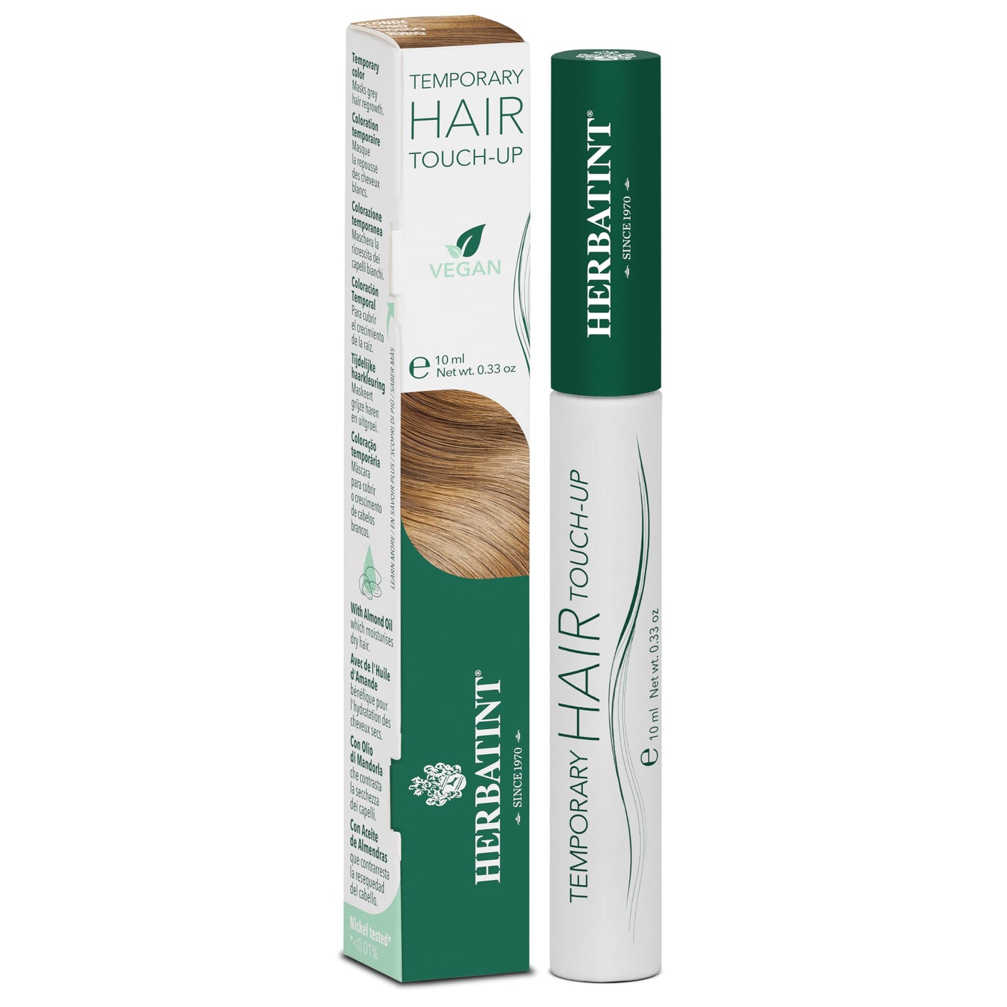 Herbatint Temporary Hair Touch-Up - Instantly Mask Grey Roots Between Coloring with Easy To Apply Precision Brush Kit - Natural-Looking Concealer Beauty & Personal Care Herbatint
