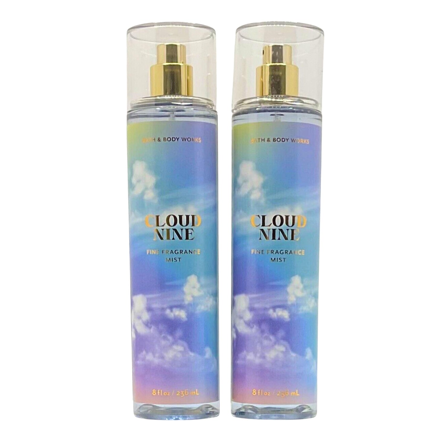 Bath & Body Works Fragrance Mist 2-Pack 8oz Each (Cloud Nine) Beauty & Personal Care Bath & Body Works