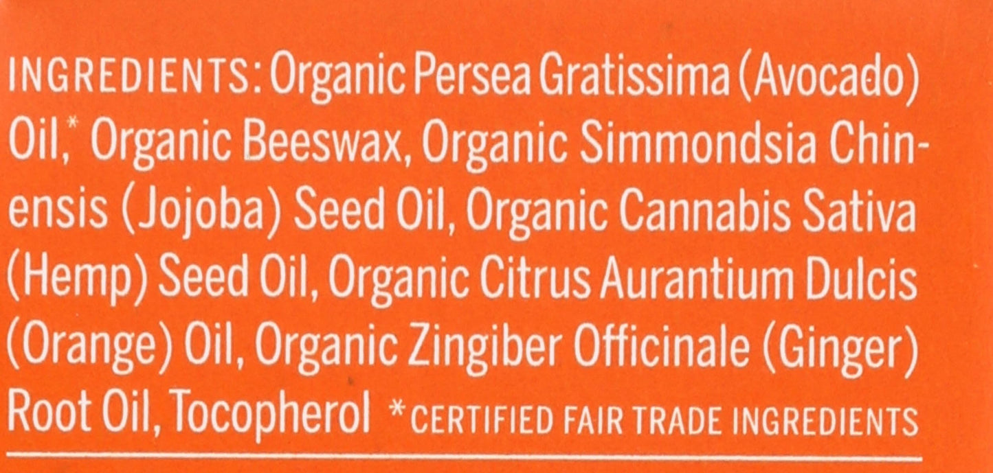 Dr Bronner's, Lip Balm Orange Ginger Organic, 0.15 Ounce Beauty and Personal Care Dr. Bronner's