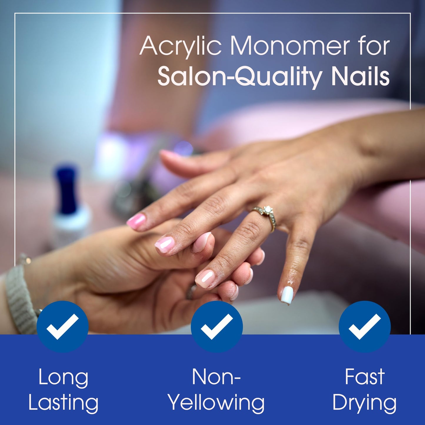DeEnti Nomma Plus Professional Liquid Monomer, EMA Nail Liquid for Acrylic Powder, Non-Yellowing Monomer, 16oz Bottle, Professional Salon Quality Beauty and Personal Care DeEnti