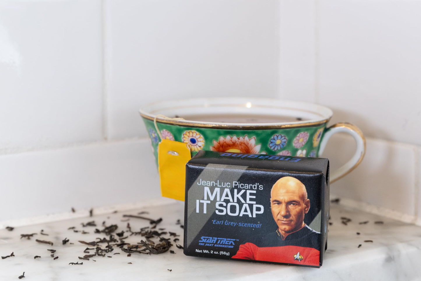 The Unemployed Philosophers Guild Star Trek Jean Luc Picard Make it Soap! - Made in the USA, 2oz (56g) Travel or Hotel Sized Guest Bar Soap Beauty & Personal Care The Unemployed Philosophers Guild