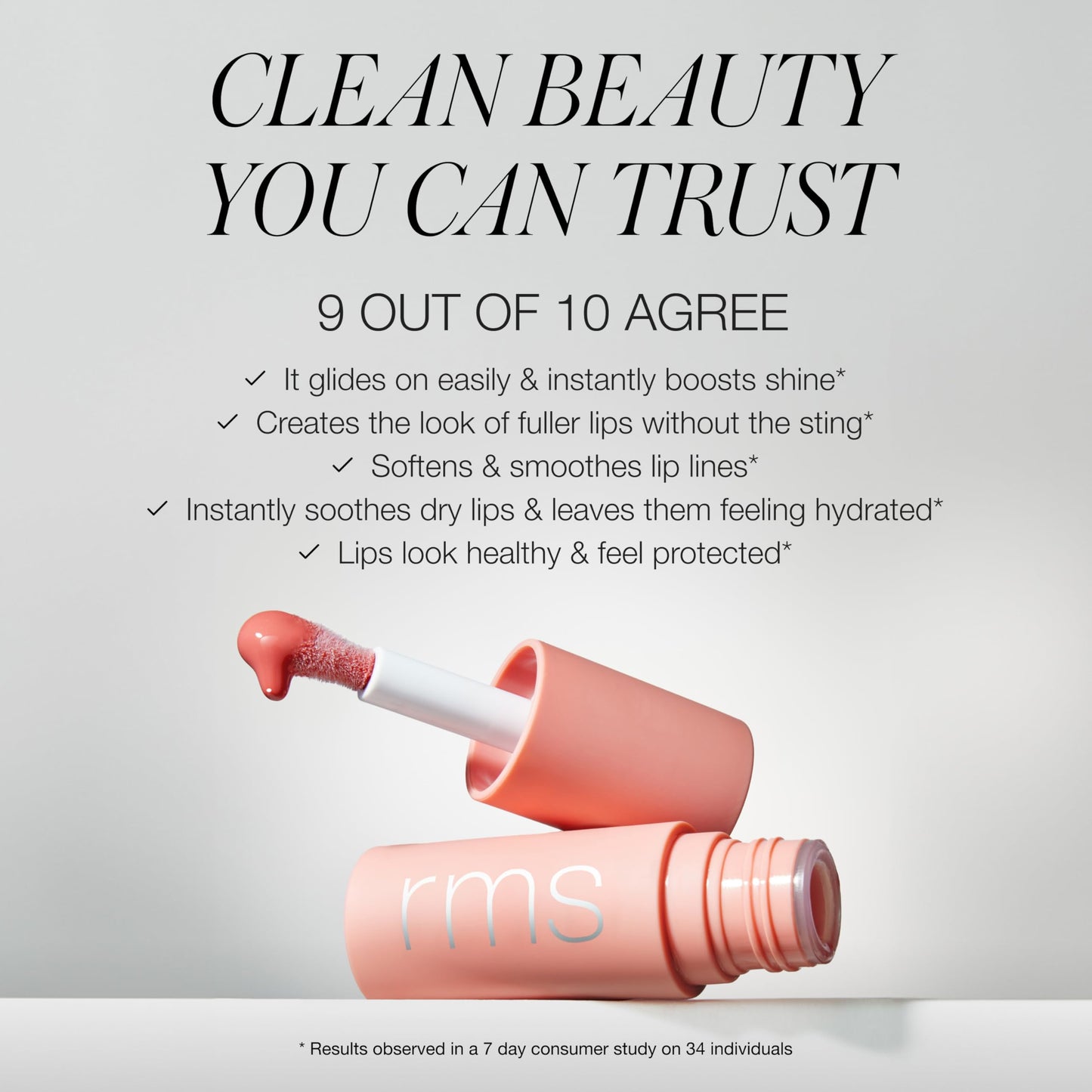 RMS Beauty Legendary Lip Oil - High-Shine Hydrating Lip Gloss Oil - 8-Hour Moisture with Bitter Cherry & Jojoba Oil - 0.17 oz Beauty & Personal Care RMS Beauty